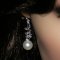 Countess Estelle Swarvoski pearls bridal earrings thumbnail 3 - click for larger image