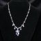 Duchess Rowena handmade Swarovski bridal necklace thumbnail 1 - click for larger image