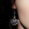 Duchess Soraya phoenix handmade Swarovski earrings thumbnail 3 - click for larger image