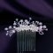Lady Alina handmade Swarovski pearl flower hair comb thumbnail 1 - click for larger image