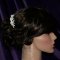Lady Alina handmade Swarovski pearl flower hair comb thumbnail 3 - click for larger image