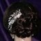 Lady Amelia jade lily Swarovski hair comb thumbnail 4 - click for larger image