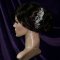 Lady Amelia jade lily Swarovski hair comb thumbnail 6 - click for larger image