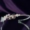 Lady Callia handmade lily Swarovski bridal headband thumbnail 2 - click for larger image