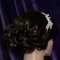 Lady Callia handmade lily Swarovski bridal headband thumbnail 7 - click for larger image