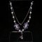 Duchess Elizabeth heart handmade Swarovski necklace thumbnail 3 - click for larger image