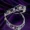 Lady Isabella blossom handmade bridal tiara thumbnail 2 - click for larger image