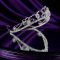 Lady Isabella blossom handmade bridal tiara thumbnail 3 - click for larger image