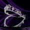 Lady Isabella blossom handmade bridal tiara thumbnail 5 - click for larger image