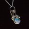 Lady Kalani 925 silver Opal doublet necklace thumbnail 2 - click for larger image