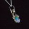 Lady Kalani 925 silver Opal doublet necklace thumbnail 3 - click for larger image
