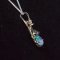 Lady Kalani 925 silver Opal doublet necklace thumbnail 4 - click for larger image