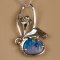 Lady Kalani 925 silver Opal doublet necklace thumbnail 7 - click for larger image