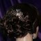 Lady Lyra Swarovski flower hair pin thumbnail 2 - click for larger image