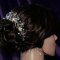Lady Lyra Swarovski flower hair pin thumbnail 7 - click for larger image