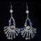 Lady Myra phoenix handmade Swarovski earrings thumbnail 1 - click for larger image
