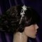 Lady Rosaleen handmade Swarovski pearl flower bridal headband thumbnail 7 - click for larger image