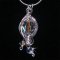 Lady Rosalina handmade Swarovski 925 necklace thumbnail 1 - click for larger image