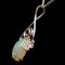 Lady Sally 925 silver Opal necklace thumbnail 3 - click for larger image