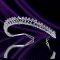 Princess Carmina handmade Swarovski bridal tiara thumbnail 2 - click for larger image
