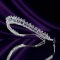 Princess Carmina handmade Swarovski bridal tiara thumbnail 3 - click for larger image