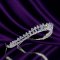 Princess Carmina handmade Swarovski bridal tiara thumbnail 5 - click for larger image