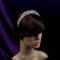 Princess Carmina handmade Swarovski bridal tiara thumbnail 7 - click for larger image