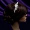 Princess Laura floral Swarovski bridal headband thumbnail 11 - click for larger image