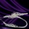 Princess Laura floral Swarovski bridal headband thumbnail 2 - click for larger image