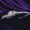 Princess Laura floral Swarovski bridal headband thumbnail 6 - click for larger image