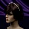 Princess Laura floral Swarovski bridal headband thumbnail 8 - click for larger image