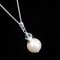Princess Roza 925 silver Swarovski pearl necklace thumbnail 5 - click for larger image
