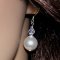Princess Roza handmade Swarovski pearl 925 earrings thumbnail 2 - click for larger image