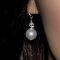 Princess Roza handmade Swarovski pearl 925 earrings thumbnail 3 - click for larger image
