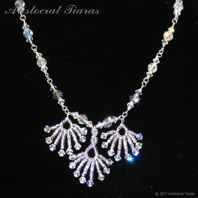 Lady Victoria pheonix handmade Swarovski necklace