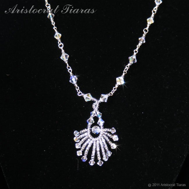 Lady Arabella phoenix handmade Swarovski necklace