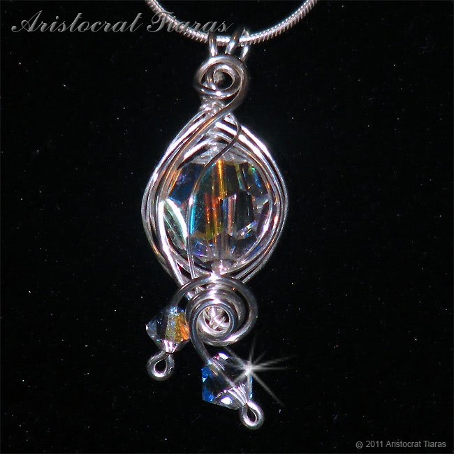 Lady Rosalina handmade Swarovski 925 necklace