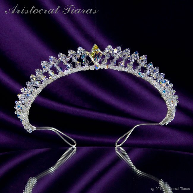 Princess Carmina handmade Swarovski bridal tiara
