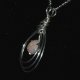 Celtic design opal 925 silver necklace - thumbnail 4 click to replace large image