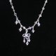Duchess Rowena handmade Swarovski bridal necklace - thumbnail 2 click to replace large image