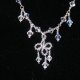 Duchess Rowena handmade Swarovski bridal necklace - thumbnail 3 click to replace large image