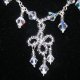 Duchess Rowena handmade Swarovski bridal necklace - thumbnail 4 click to replace large image
