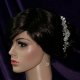 Lady Amelia jade lily Swarovski hair comb - thumbnail 5 click to replace large image