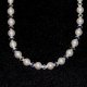 Lady Aurelia handmade Swarovski pearls necklace - thumbnail 3 click to replace large image