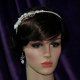 Lady Callia handmade lily Swarovski bridal headband - thumbnail 3 click to replace large image