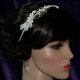 Lady Callia handmade lily Swarovski bridal headband - thumbnail 5 click to replace large image