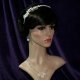 Lady Callia handmade lily Swarovski bridal headband - thumbnail 8 click to replace large image