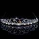 Lady Caroline heart handmade Swarovsk bridal tiara - thumbnail 1 click to replace large image