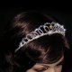 Lady Caroline heart handmade Swarovsk bridal tiara - thumbnail 10 click to replace large image