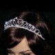 Lady Caroline heart handmade Swarovsk bridal tiara - thumbnail 12 click to replace large image